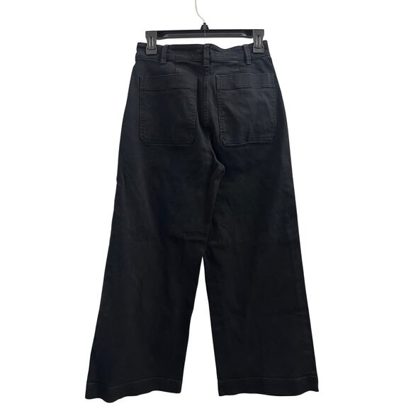 Everlane The Utility Wide-Leg Pant Black size 4 - Picture 5 of 8